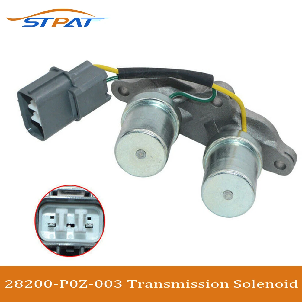 STPAT 28200-P0Z-003 Transmission Lock-up Solenoid For Honda Accord 1995-2002 Odyssey 1999-2001 Acura CL 1997-1999 for Acura TL