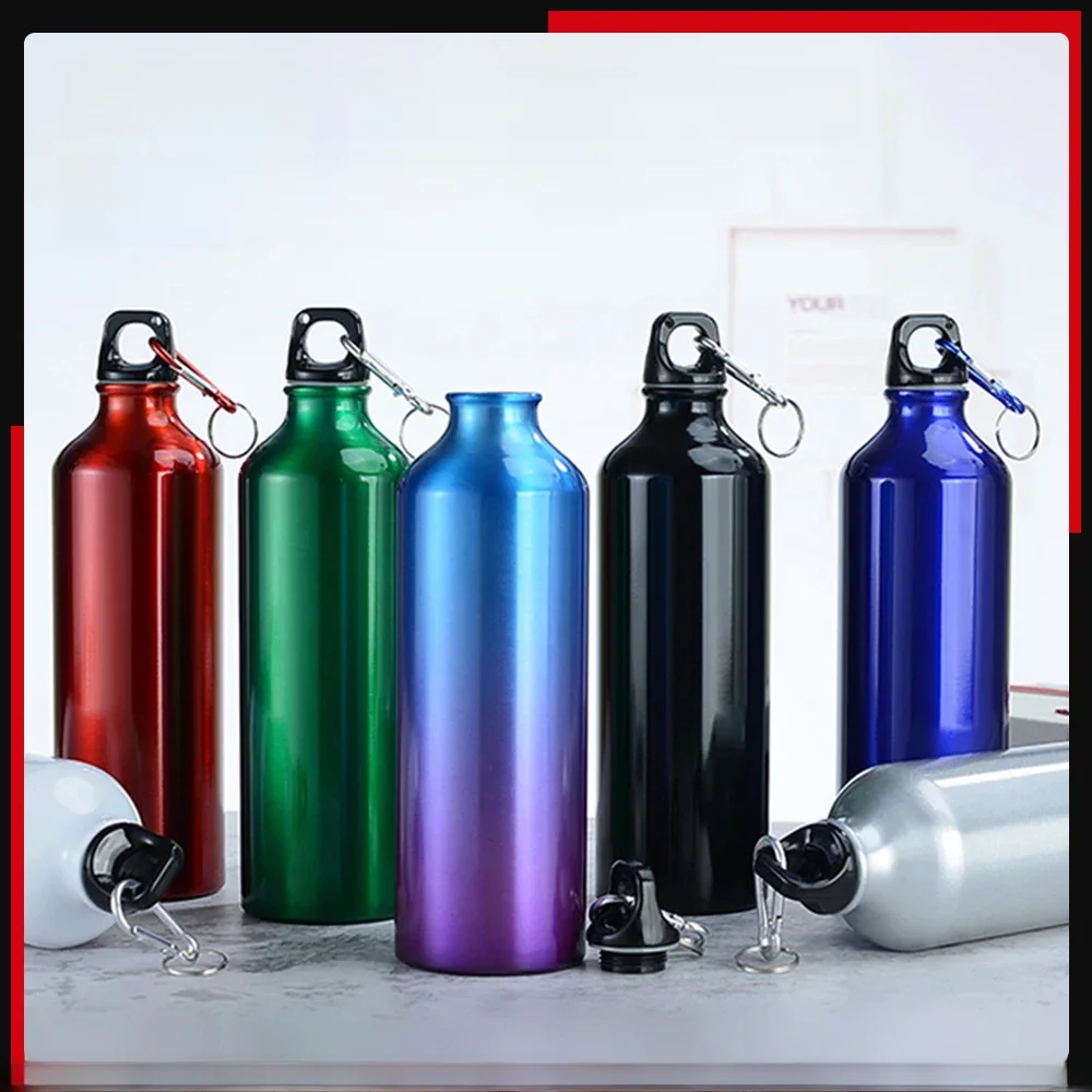 AliExpress 750mL Aluminum Outdoor Bike Sports Water Bottle Drinking Kettle Drinking Cup Leakproof Water Jug for