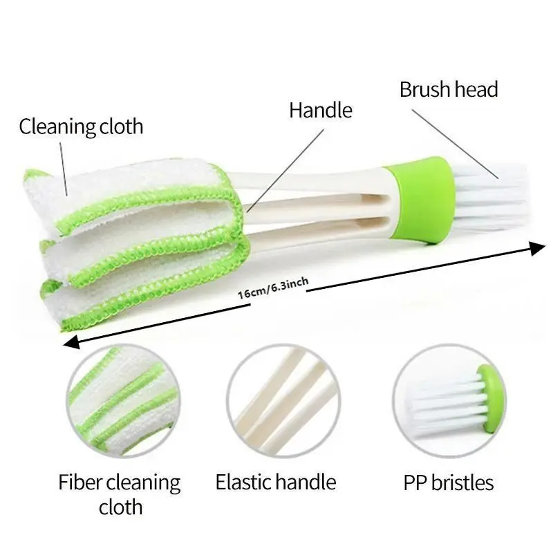 1 pcs Car Air Conditioner Vent Brush Microfibre Car Grille Cleaner Brush Auto Accessories Dust brush for instrument panel