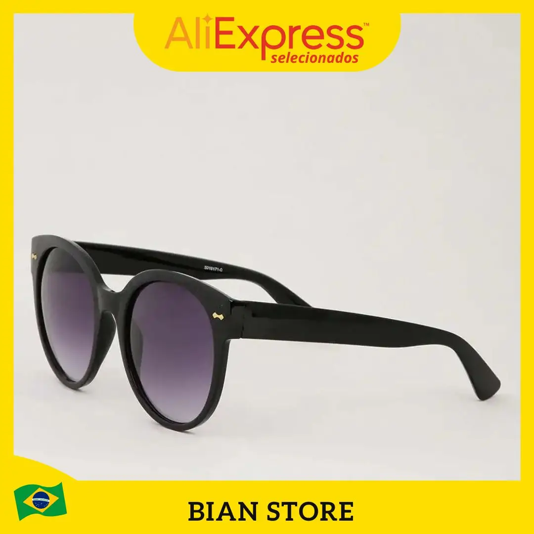 BIAN-Korean Round Shape Retro Women's Sunglasses Glamour Chic Fashion Style-Launch