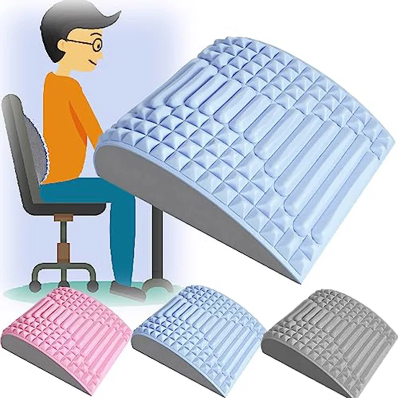 Lumbar Pad Back Pain Relief Stretcher Back and Neck Massager Spine Support Corrector Yoga Cervical Memory Pillow Beauty Health