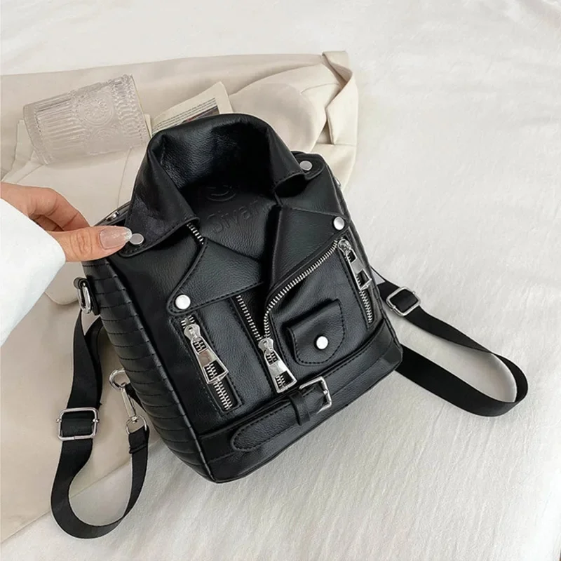 Hip-hopowa kurtka projekt torba na ramię kształt ubrań torebka damska moda marka damska torba na ramię luksusowy designerski plecak podróżny — zdjęcie 2
