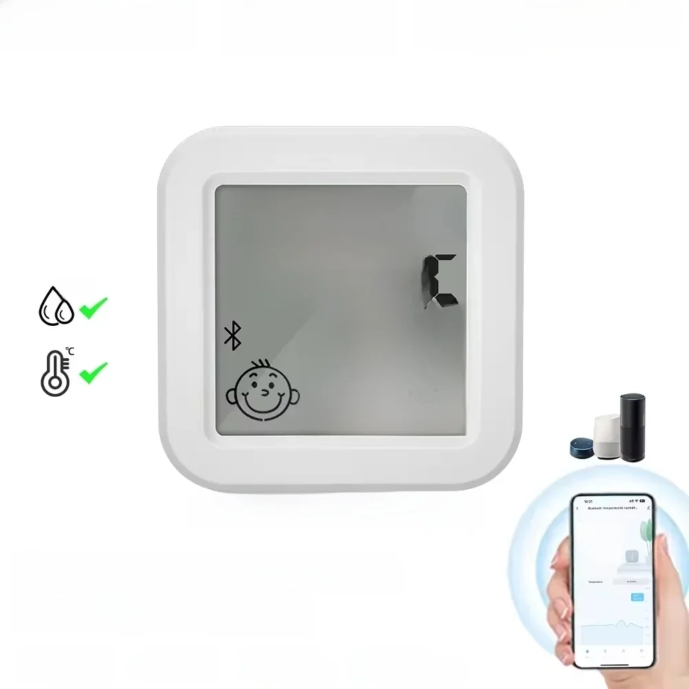 Date Tuya Bluetooth Température Humidité Capteur LCD Thermomètre Mini Intelligent Électrique Hygromètre APP Télécommande Accueil