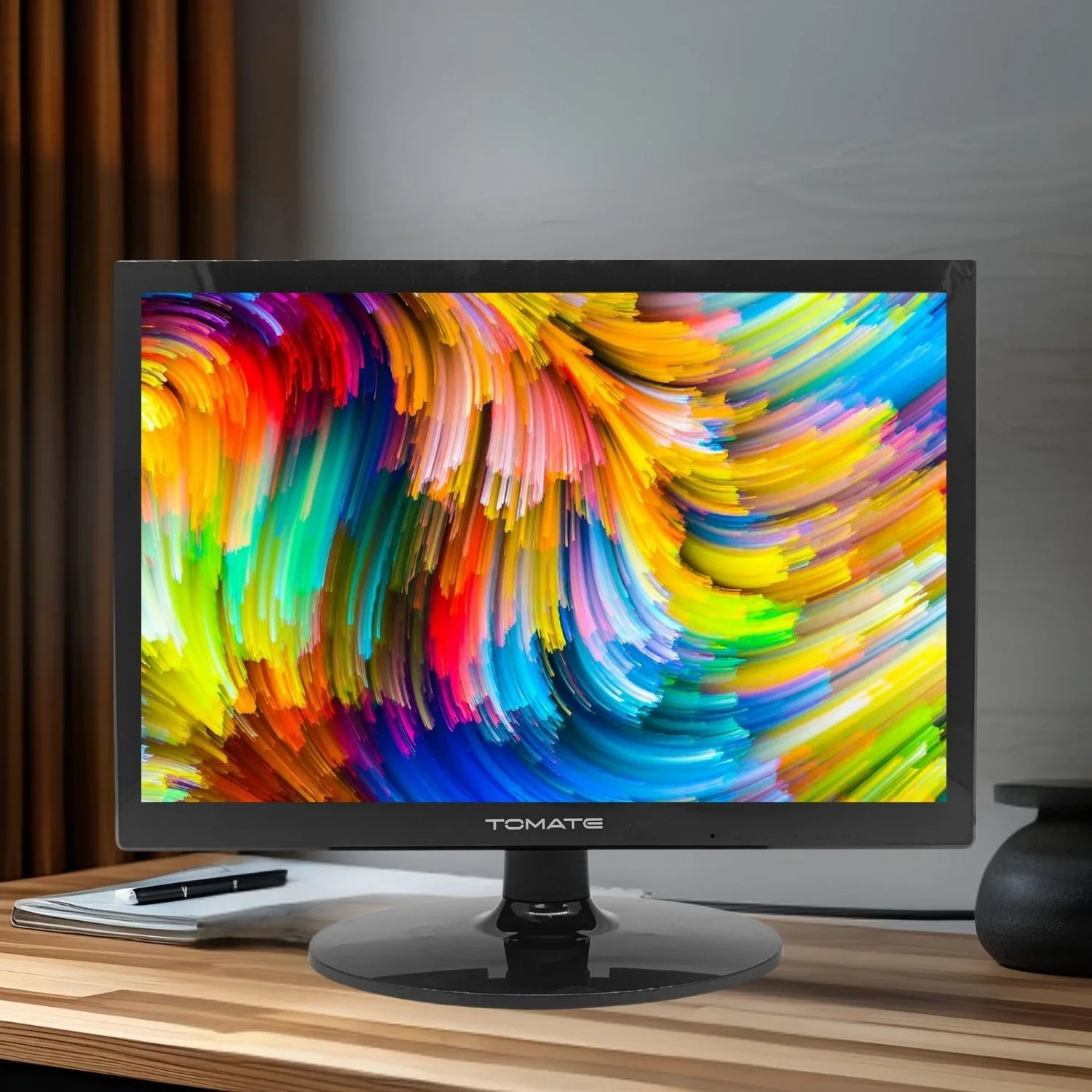 شاشة LED كاملة الوضوح 15.4 75 هرتز HD-MI وVGA، دقة 5 ميجا 1920x1200