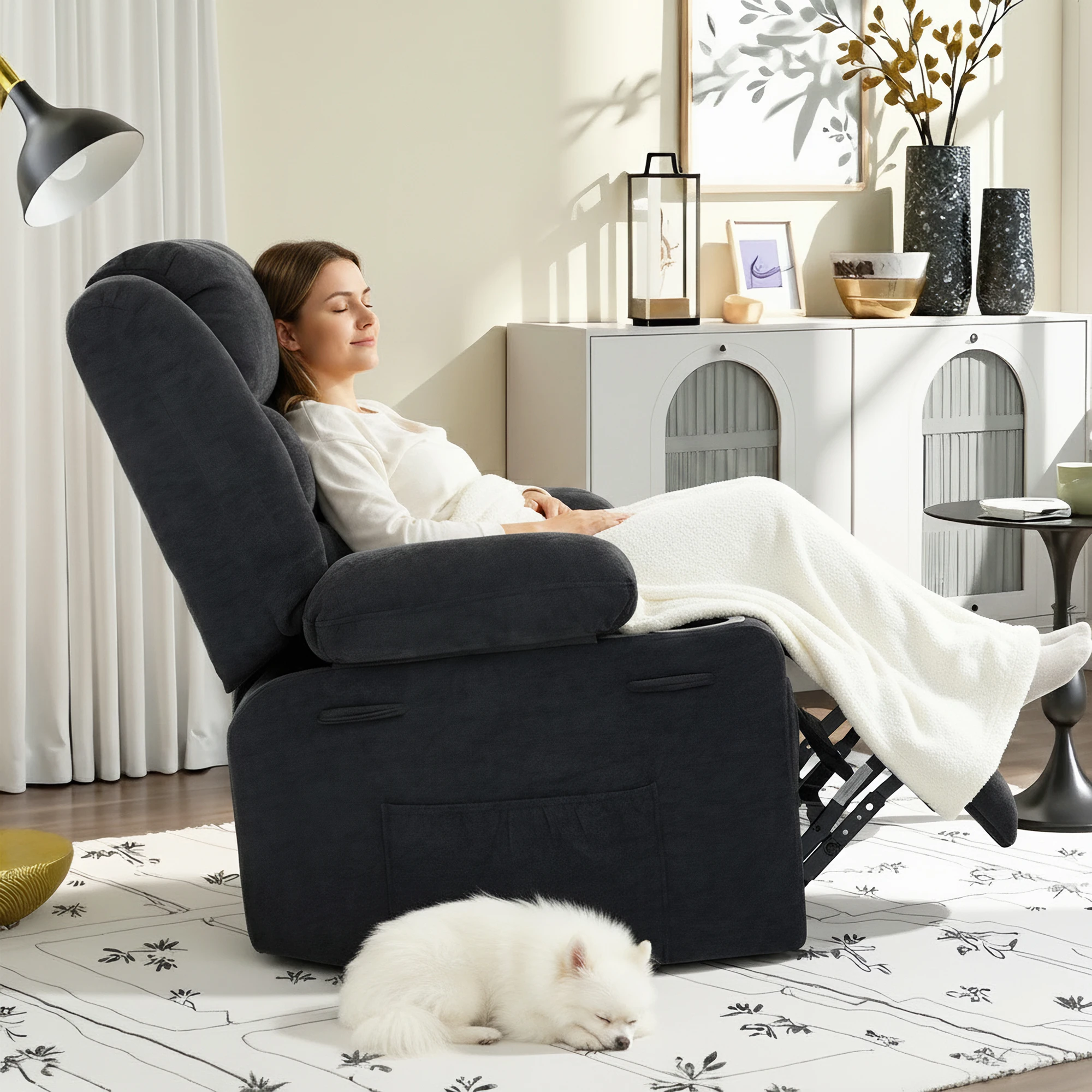 Ręcznie sterowany obrotowy fot – Rocking Chair Nursery recenzja i cena