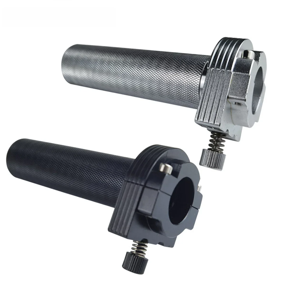 Accélérateur de poignée de commande de guidon d'huile de carburant d'accélérateur de torsion de tour rapide de moto de 22 25MM pour Harley 883 1200 CNC en alliage d'aluminium