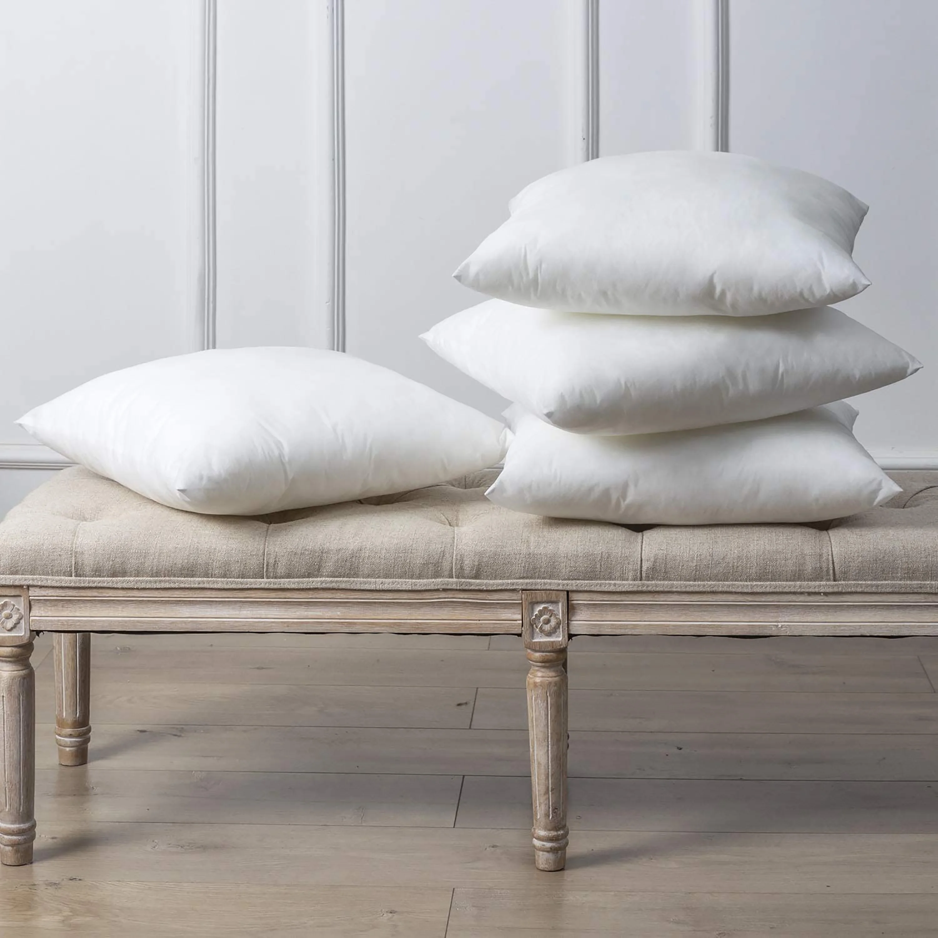 حشوة وسادة 60 × 60 سم حزمة من 2 4 6 8 10 12 وحدة بأقل سعر لكرسي أريكة سرير مضاد للحساسية وقابل للغسل وقابل للتنفس وغير قابل للتشوه تشريحي في ألياف مجوفة مصنوعة في إسبانيا