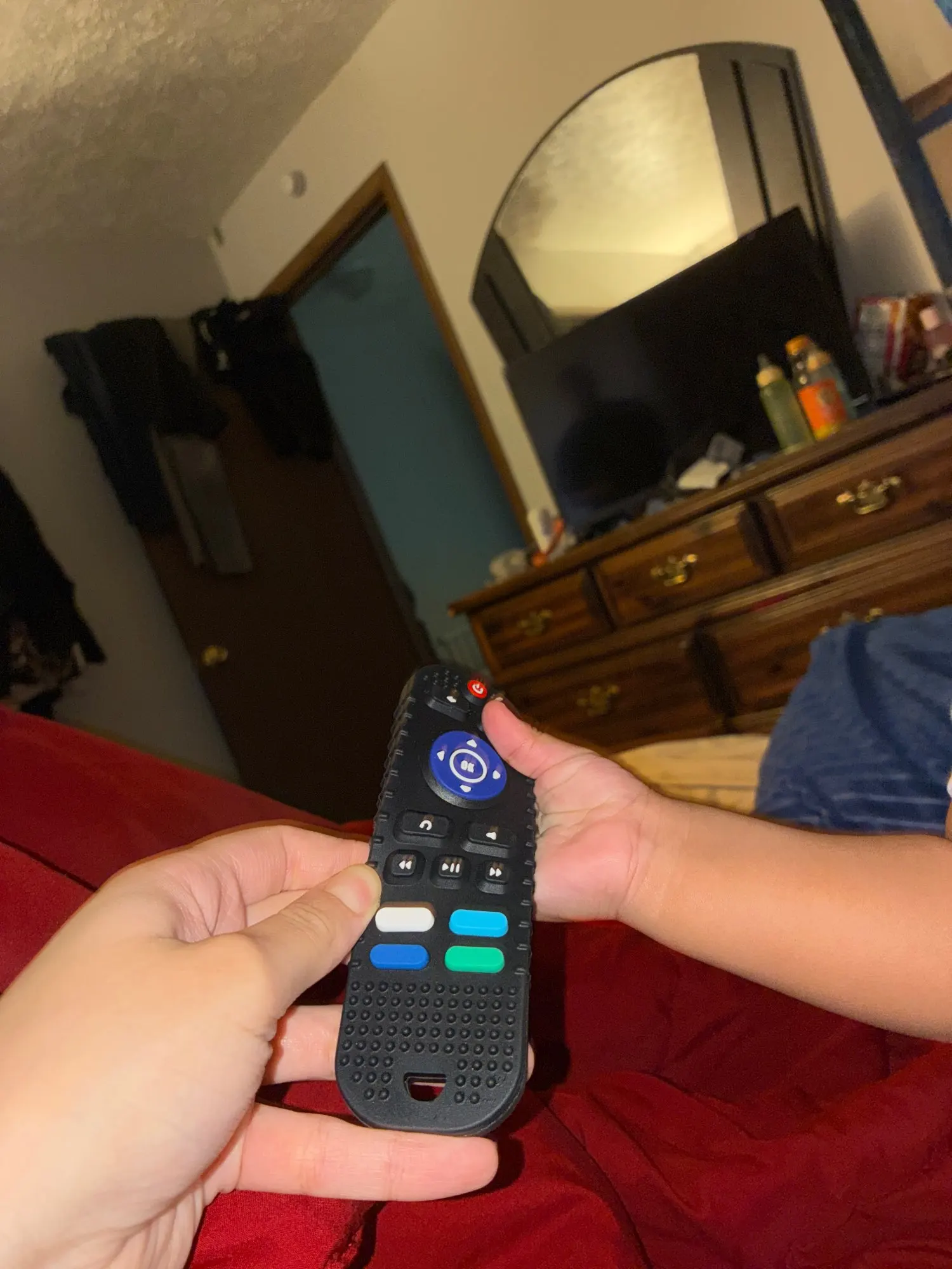 Silicone Baby Teething Toy Remote Control photo review