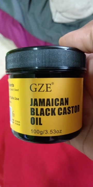 GZE JAMAICAN Black Castor Oil Pure Cold-Pressed for Hair Growth, Skin Moisturizing and Scalp Health - Promoting Thick Hair photo review