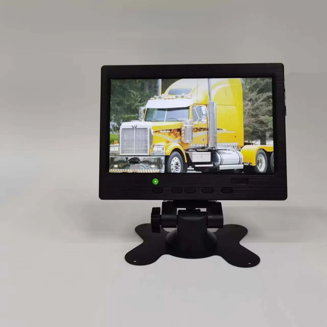 Petit moniteur LCD grand écran HD 724x600 de 7 pouces, avec Mini moniteur LCD de bureau Compatible AV/VGA/HDMI