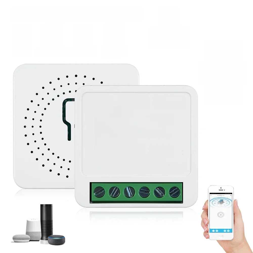MiNi-WiFi Switch Inteligente com Temporizador de Controle Remoto, Cozylife App, Home Improvement, 2