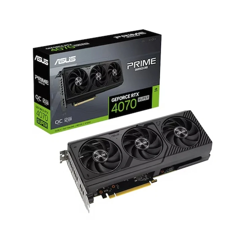 [Korea Official Product] ASUS PRIME GeForce RTX 4070 SUPER O12G OC D6X 12GB INTEC & Company VGA Graphics Card