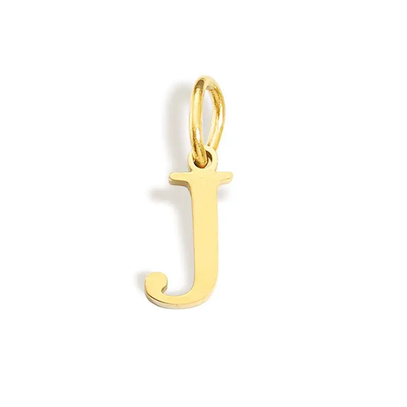 CARLIDANA Neuerscheinung Minimalistische Brautjungfern-Anhänger Edelstahl Initial-Buchstabe Runde Schlangenkette für Sie Anhänger-Halskette