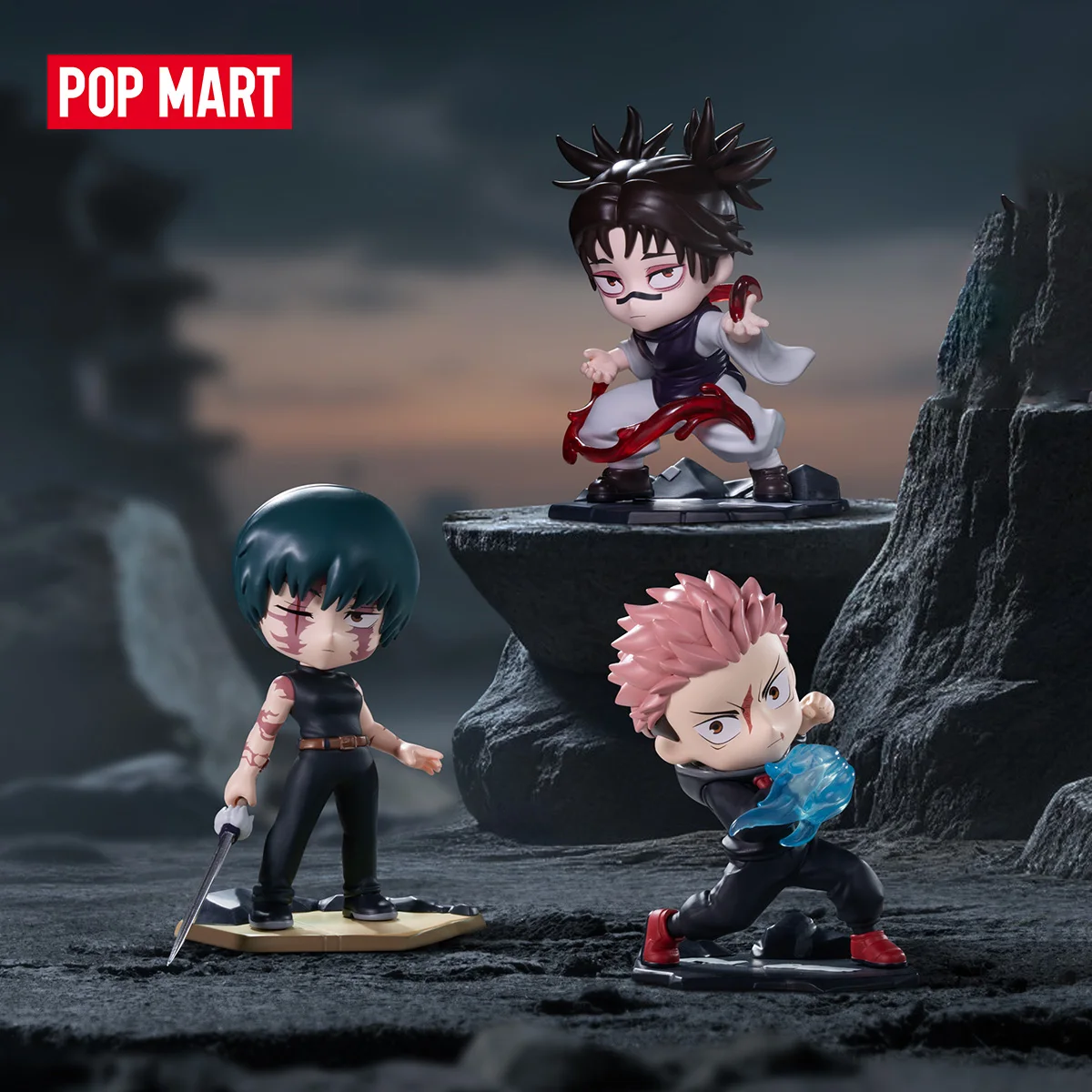【EU EXKLUSIV】POP MART Jujutsu Kaisen The Culling Game Serie Figuren 1 Stück/6 Stück POPMART Blind Box Niedliche Figuren-Spielzeug