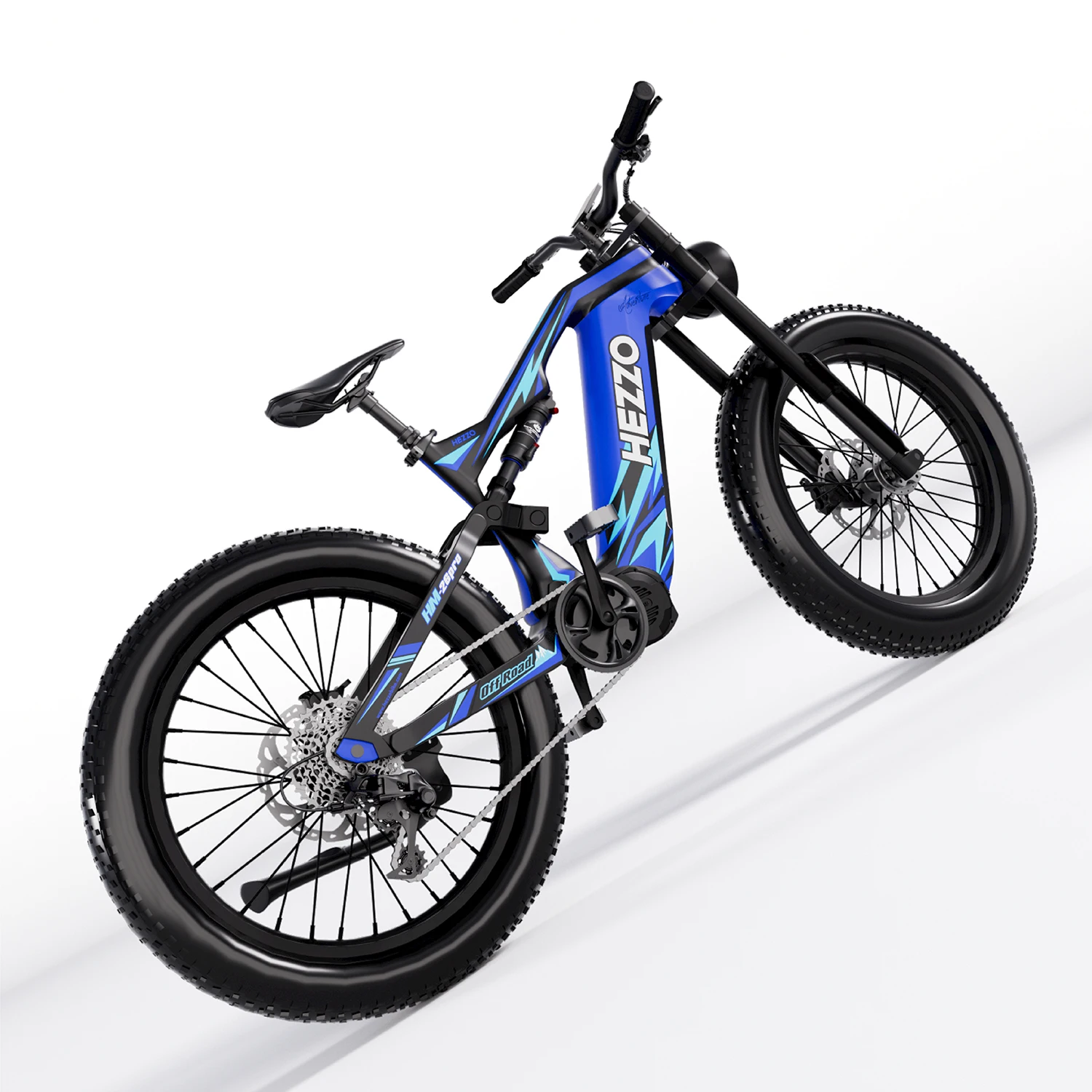 HEZZO-52V 1000W 21Ah Fat Tire Ebike,Carbon Fiber Electric Bicycle, , BAFANG M620, Mid Drive, Emtb, Off-Road 9 Speed Electr Bike