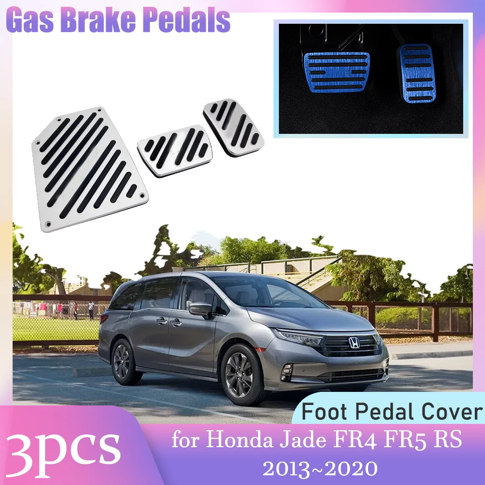 

Автомобильные педали газа для Honda Odyssey RC RL6 2014 ~ 2025 2015 без сверления, противоскользящая подставка для ног из сплава, крышка педали, аксессуары