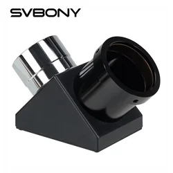 SVBONY 1.25-inch 90 Degree Mirror Diagonal Brass Compression Rings for Refractor Telescope SV221