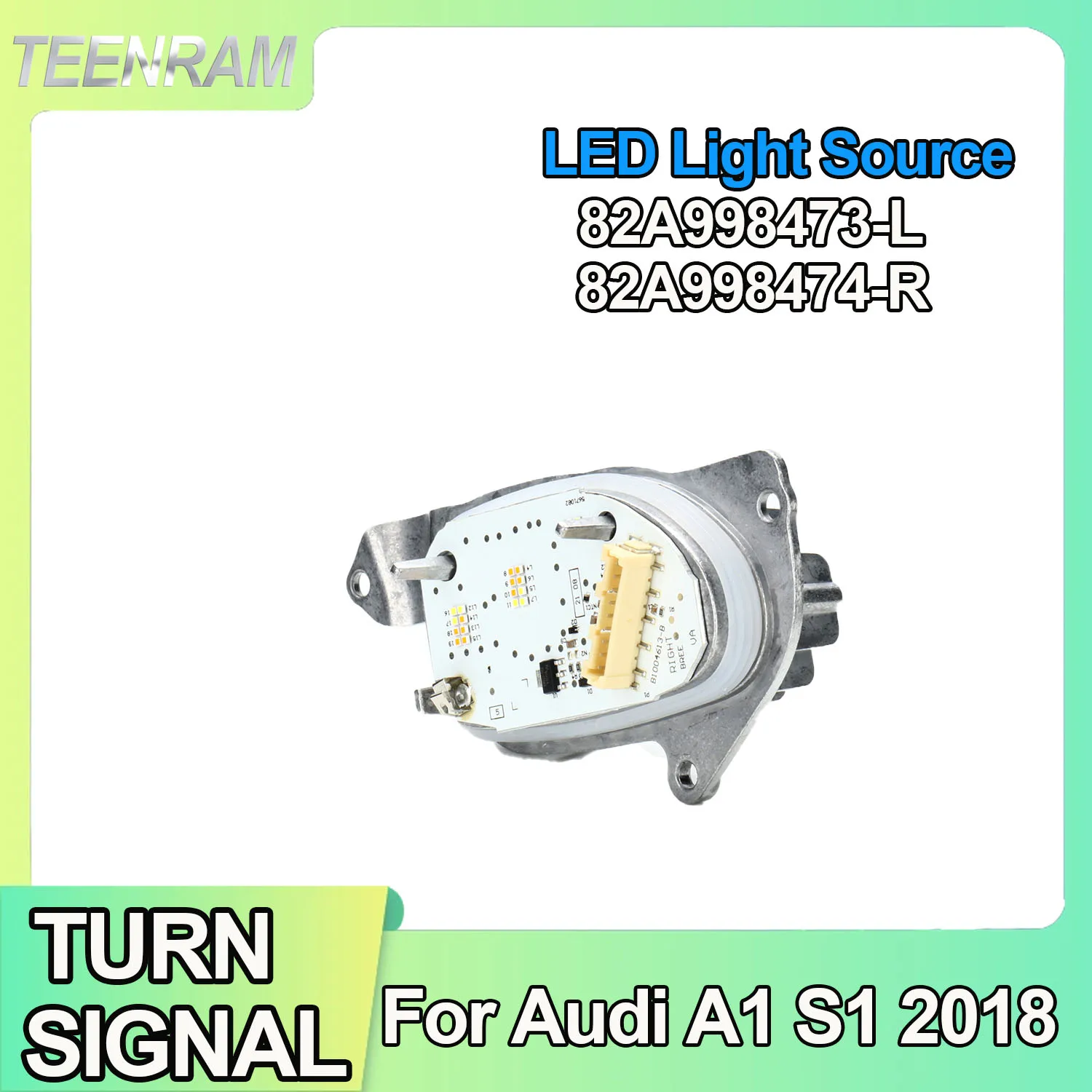 Nouveau module LED de phare blanc Angel Eye 82A998473 82A998474 pour Audi A1 S1 2018-2023, module de source de lumière de clignotant
