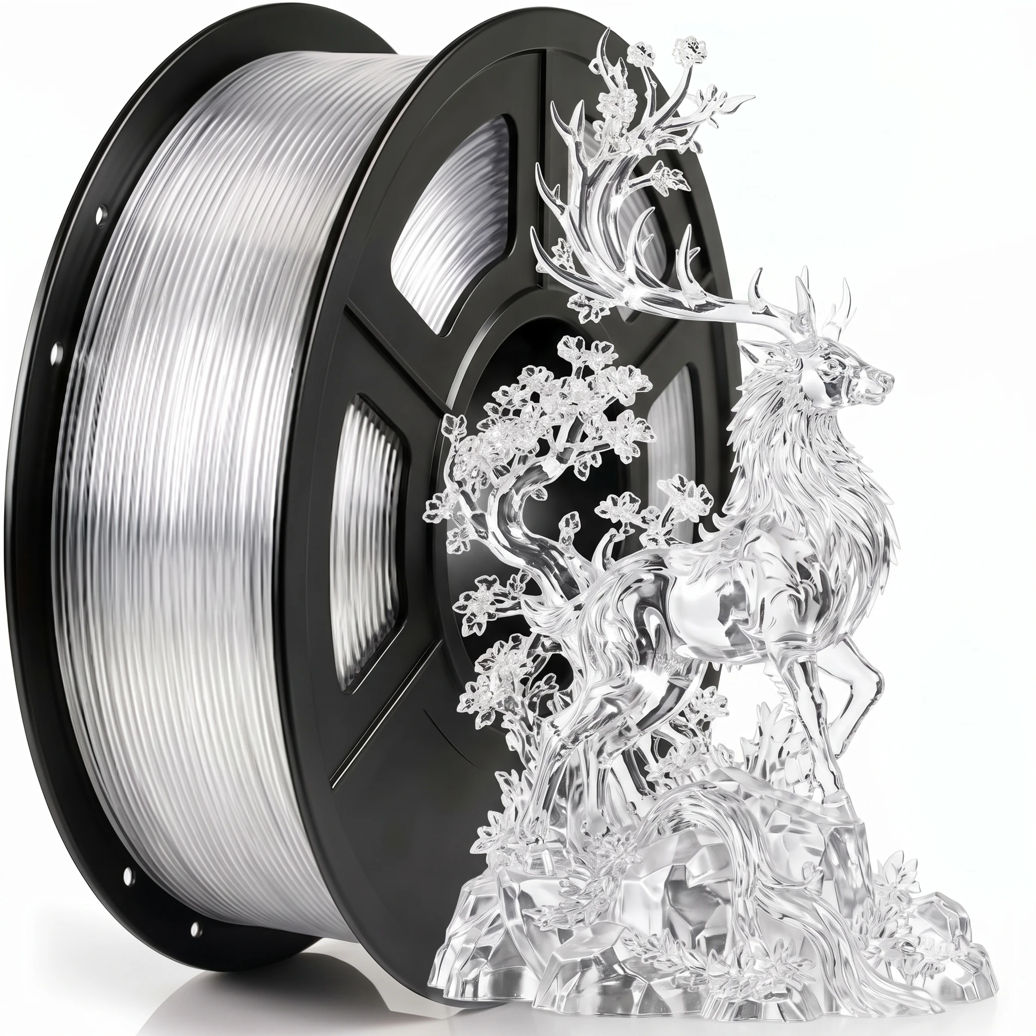 1.75mm PETG 3D Printer Filament 250g High-Speed 300mm/s High Strength with Improved Layer Adhesion for Rapid Printing
