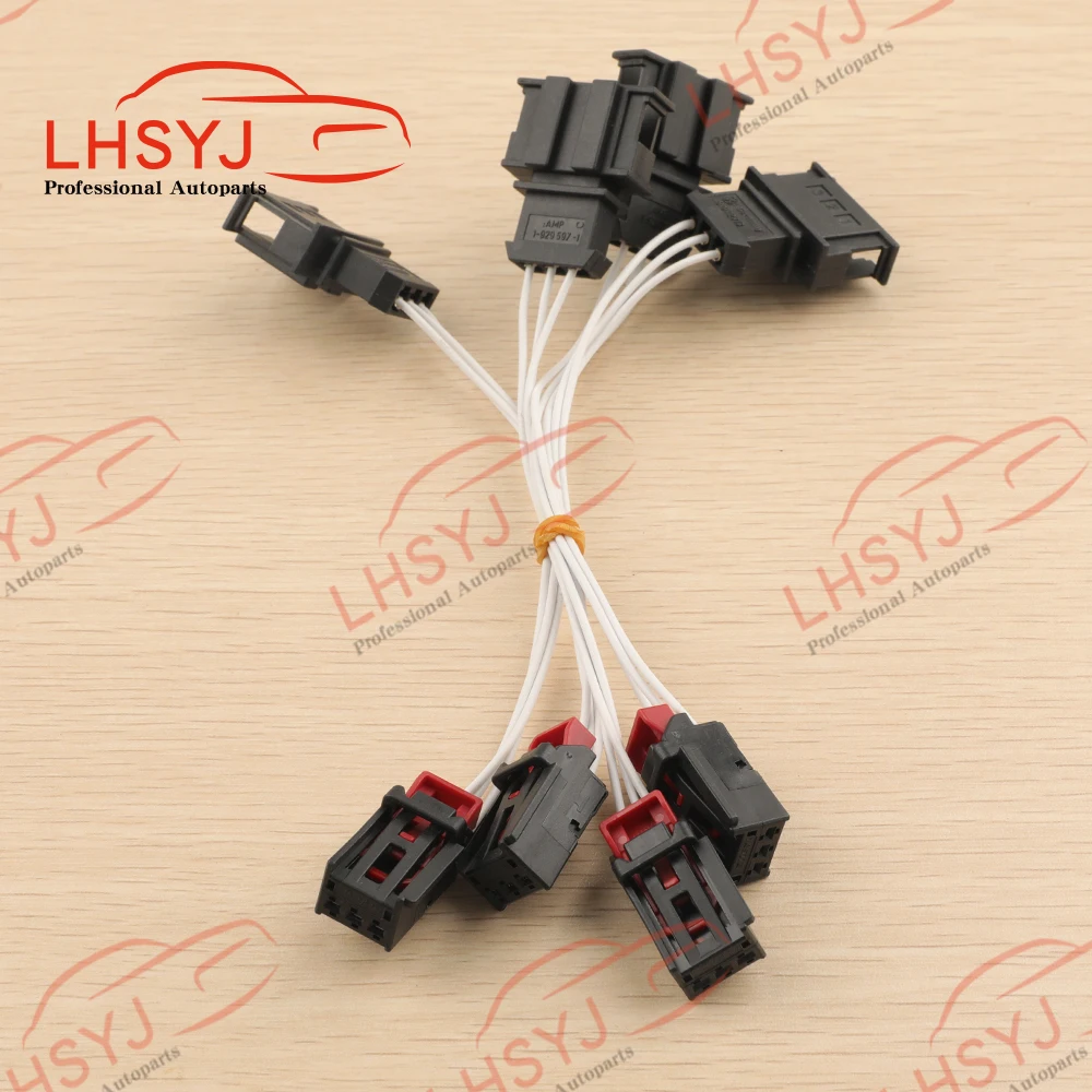 

OEM 4pcs Tail Light Rear Lamp Cable Adapter Wiring for VW Golf 6 MK6 GTI Part Number 7N0 972 703