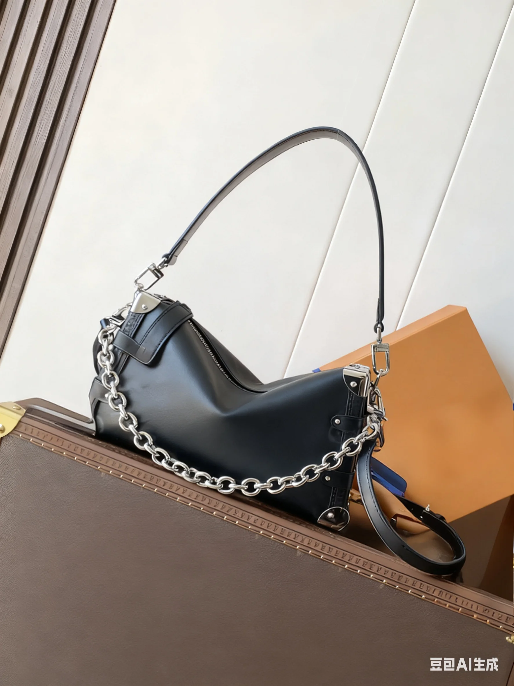 

2025 New Fashionable and Christmas Present Double Handle and Single Zippers Large Capacity Tote Handbag