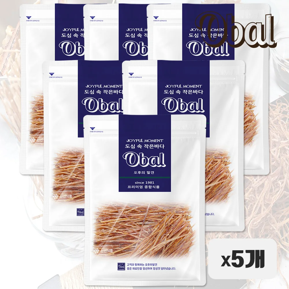 Obal ika somen100g *5 pieces/Squid body Slice/Squid Body/Dry food/Thin Squid Dold fish/Korean style product/Taste sauce