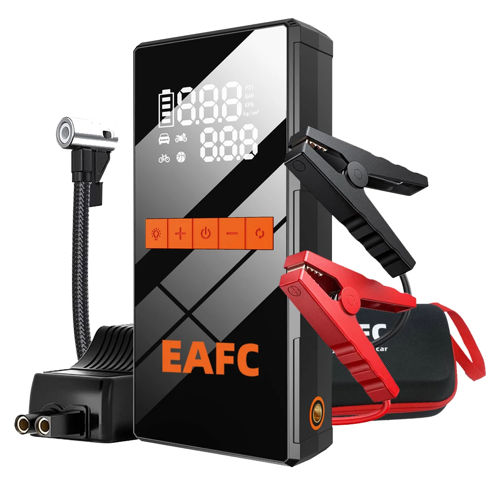 Nieuwe 1500A Car Jump Starter Power Bank Draagbare 150PSI Luchtpomp Car Battery Emergency Boosters Startapparaat Car Starter