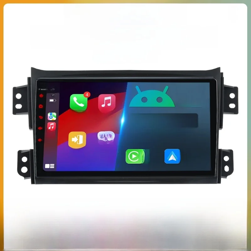 Junsun Draadloze CarPlay voor Apple Android14 Auto Radio voor SUZUKI Splash Ritz 2004-2010 Opel Agila 2008-2012 multimedia Stereo - afbeelding 2