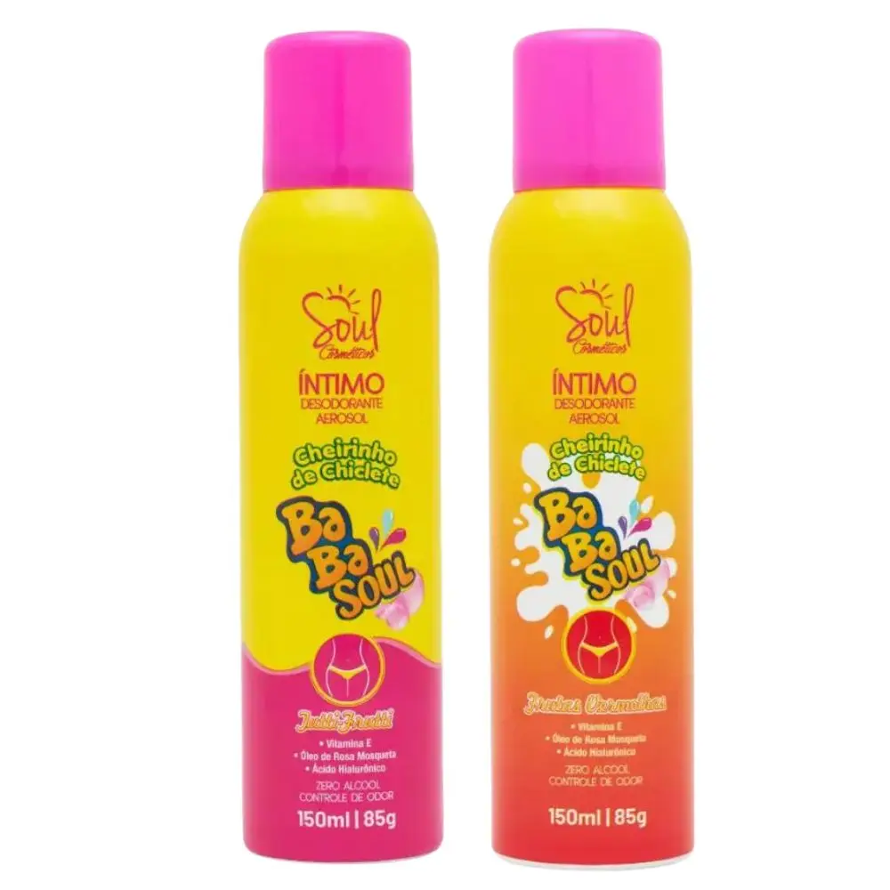 Intimate Deodorant Smell of Gum Babasoul Soul Cosmetics 150ml