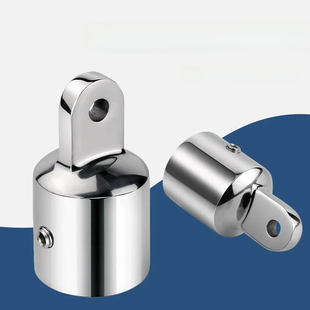 AndyMarine Bimini capuchon supérieur 316 bouchons supérieurs en acier inoxydable matériel marin accessoires de bateau Bimini extrémité à œil supérieur