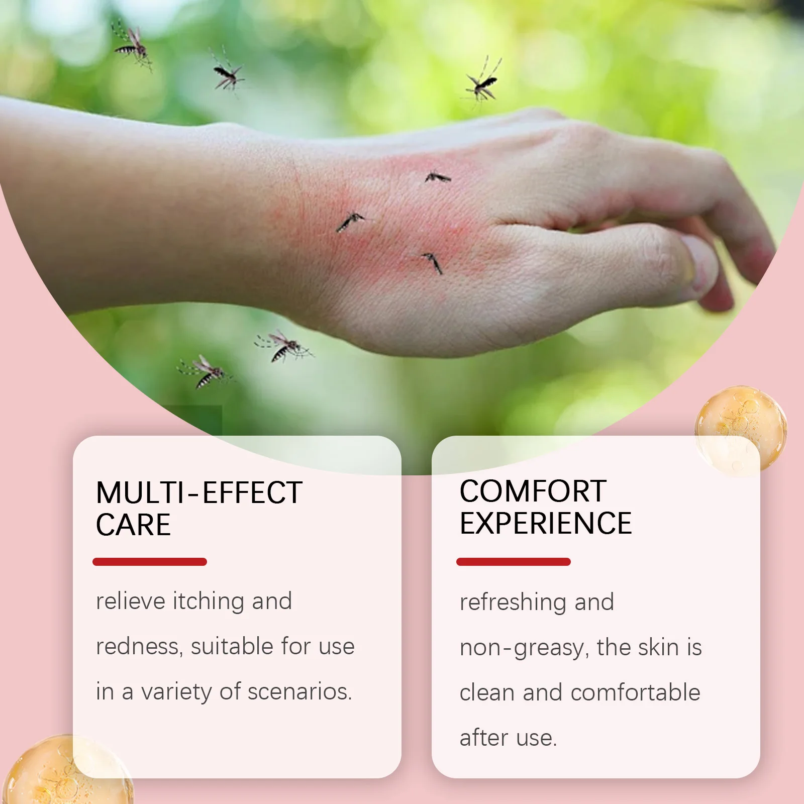 Crema per la cura delle erbe Lenisce il rossore del prurito Allevia l'inconforto della pelle Allevia l'irritazione Idratare Idratare Soluzione per il trattamento della pelle