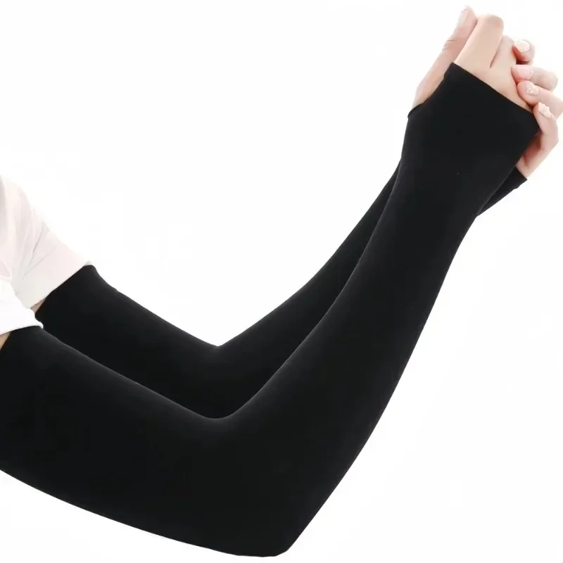 AliExpress 1 Pair Cycling Arm Summer Ice Cloth Cycling Sleeves Sun Protection Unisex Breathable Running Volleyball Sleeves Outdoor Cycling