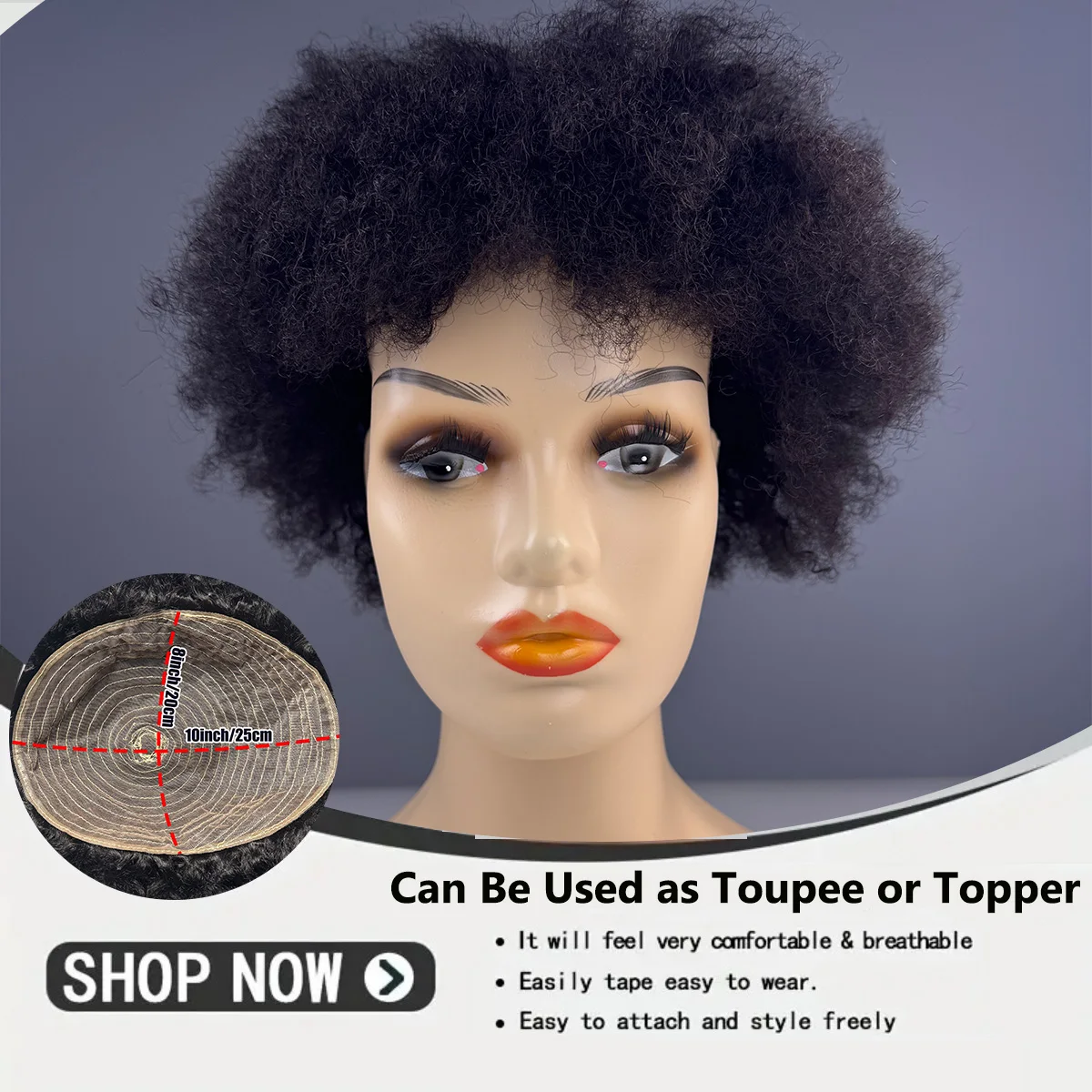 للجنسين الشعر المستعار الإنسان أو توبر الأفرو نمط Knotless آلة صنع قطع الشعر الأفرو غريب أنظمة استبدال الشعر مجانا DIY بها بنفسك