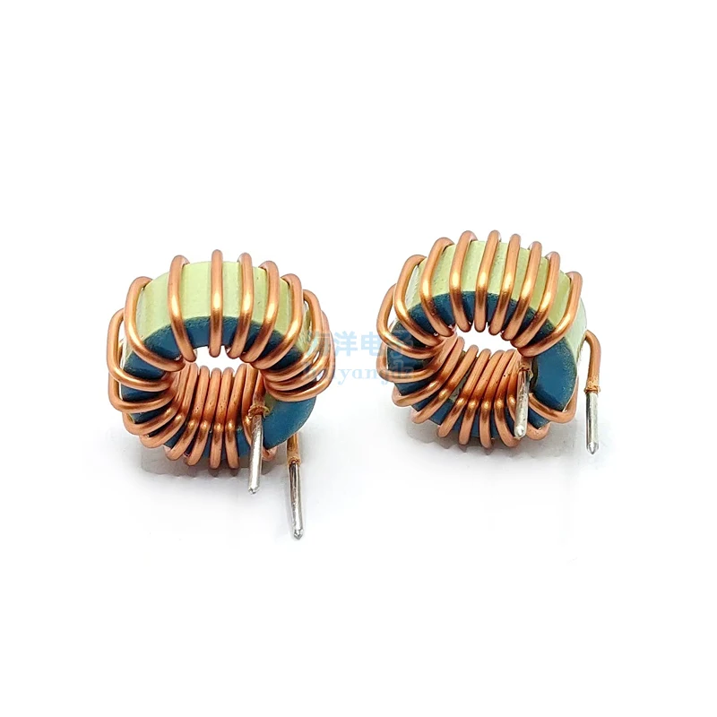 Vertical 20mm 8052B 22uH 12A 1.2 wire ring inductor blue and green ring magnetic ring inductor