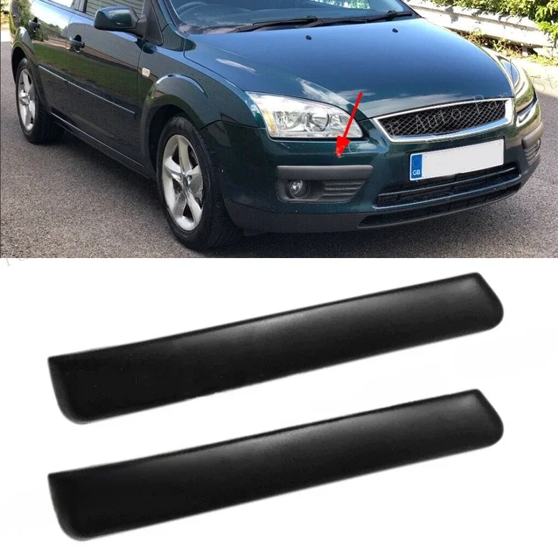Bande de garniture de feu antibrouillard inférieur de pare-chocs avant, couvercle décoratif de moulage, Ford Focus 2 II, 2005, 2006, 2007