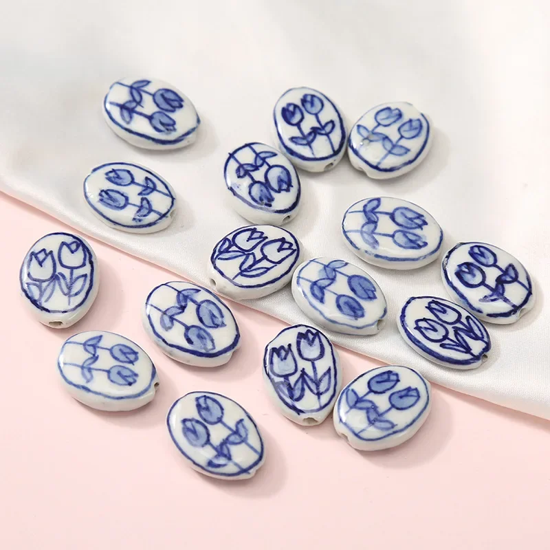20Pcs 8/10/12Mm Geel Glimlach Gezicht Keramische Kralen Verticale Hole Loose Spacer Kralen Voor Sieraden maken Diy Armband Ketting - afbeelding 2