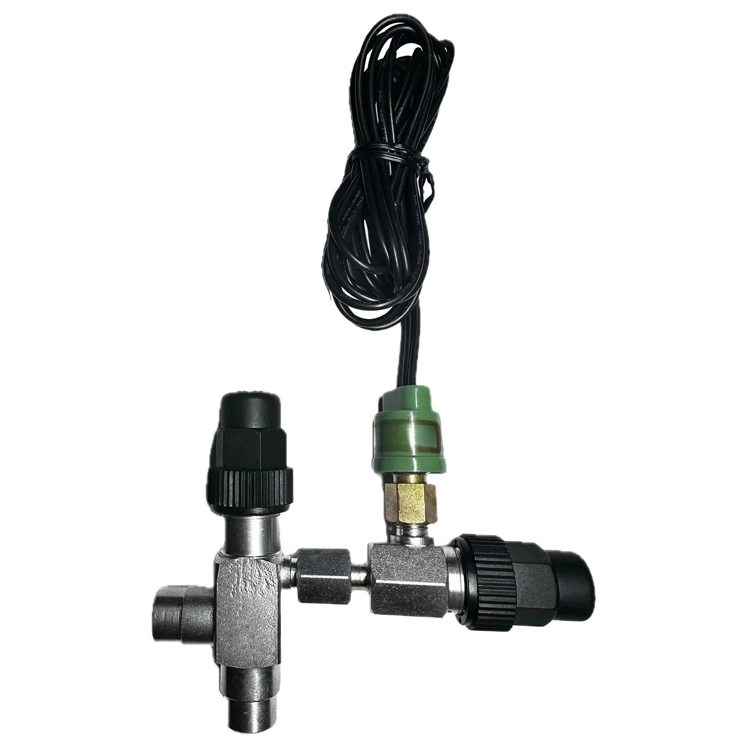 2.2bar cut-off and 3.4bar cut-on auto pressure switch protects against under-low pressure of R410a & R32 heat pump compressors