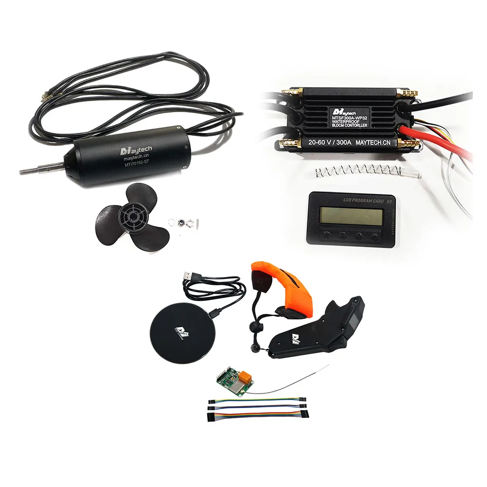 Maytech Efoil Hydrofoil Kit 70182 120KV Motor + 300A 32Bit ESC + 1905WF Remote For Electric Foil