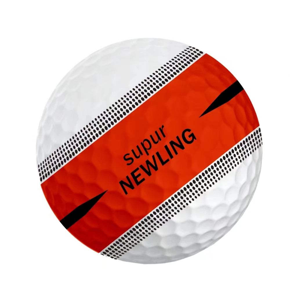 Supur NEWLING Golf Ball Long Distance Three layer Ball Massaging Ball Practice and Competition Game Ball