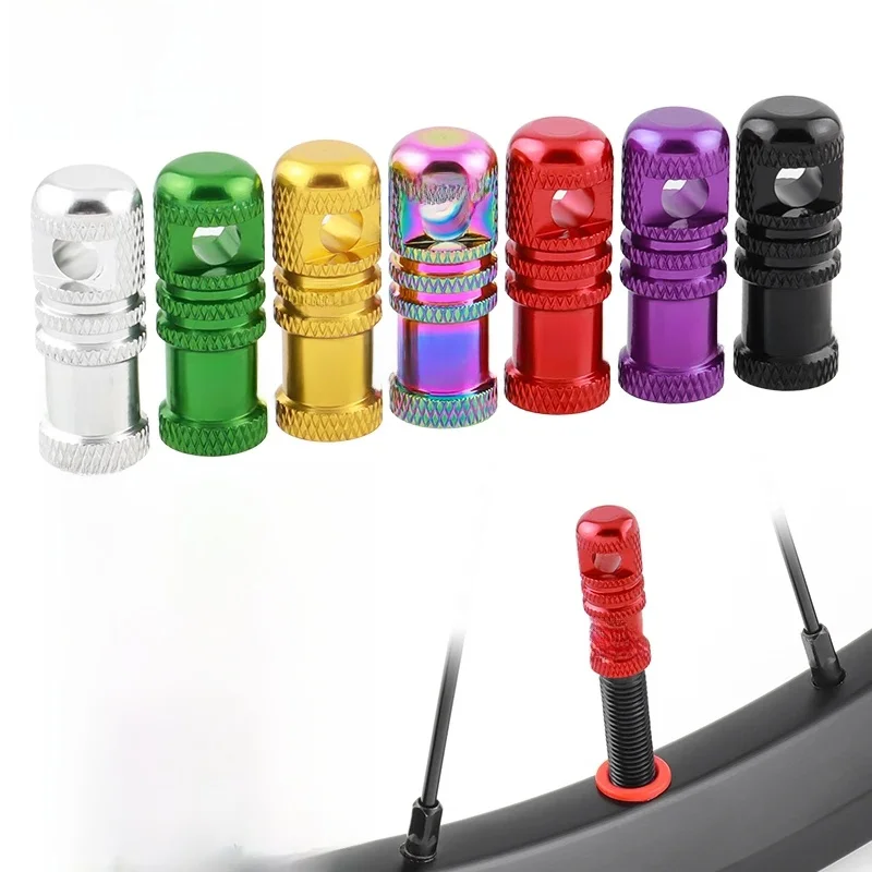 AliExpress MUQZI 2/4PCS Valve Cap Bike Tire Presta Valve Stems Cap MTB Valve Core Remover Bike Accessories