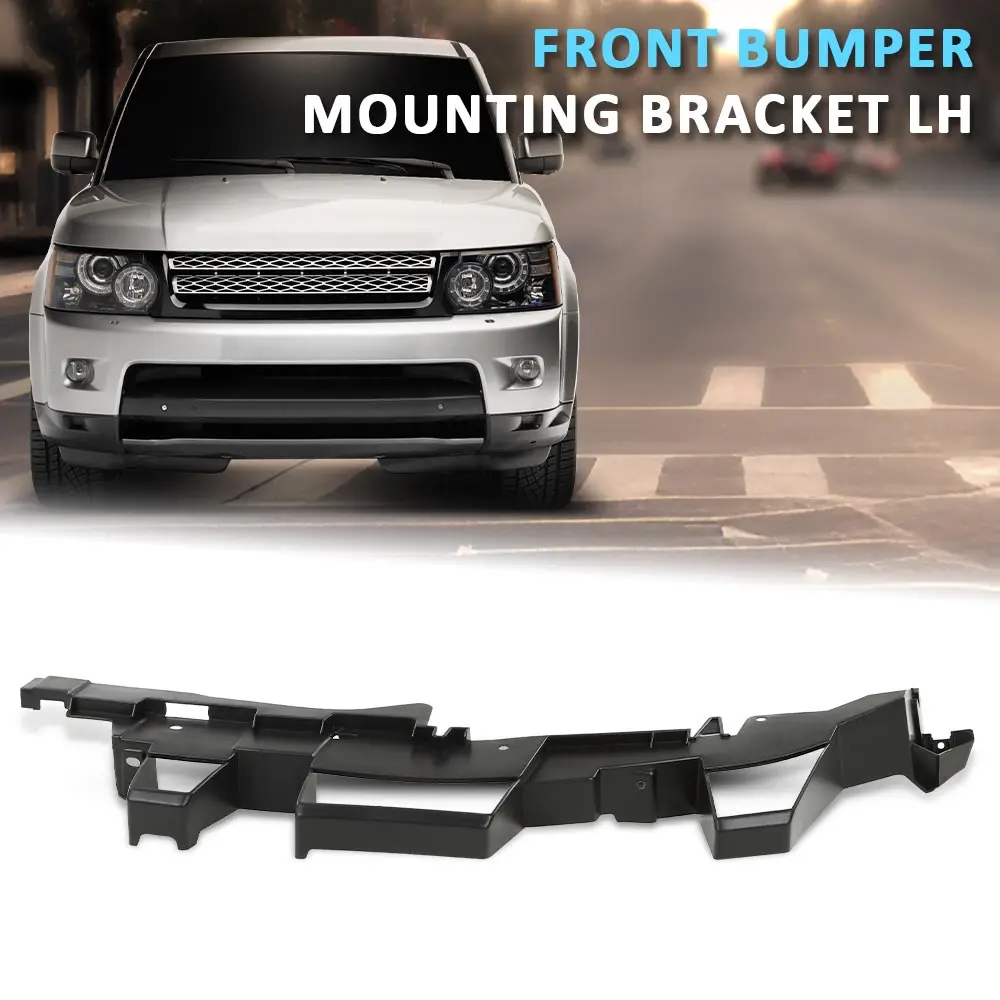 

Crossdesign Car Front Left Bumper Mounting Bracket Lh Lr013866 Fit for 2006-2013 Range Rover Sport Lr013866, Dpn500051 Black Pp