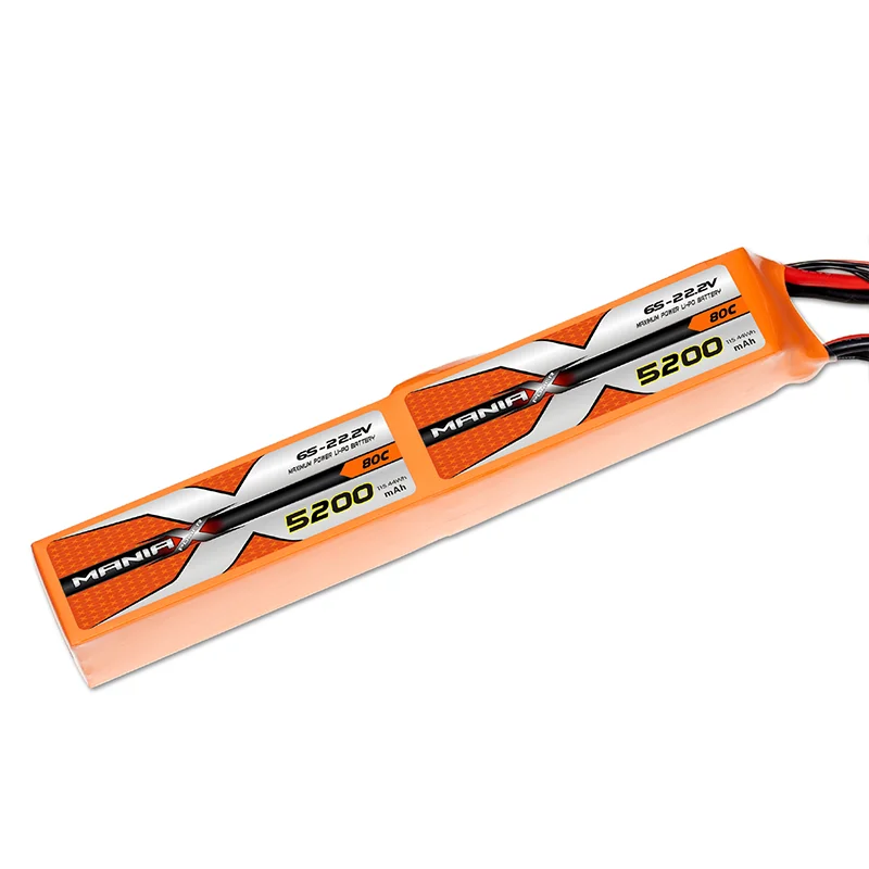 MANIAX 12S 44.4V 5200mAh 80c نموذج بطارية ليثيوم هليكوبتر