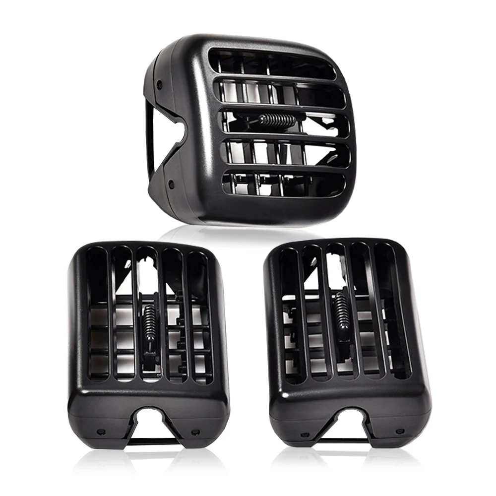 

3 шт. вентиляционные отверстия для обогревателя кондиционера, черные, подходят для Dodge Ram 1500 2500 3500 1998-02 гг.