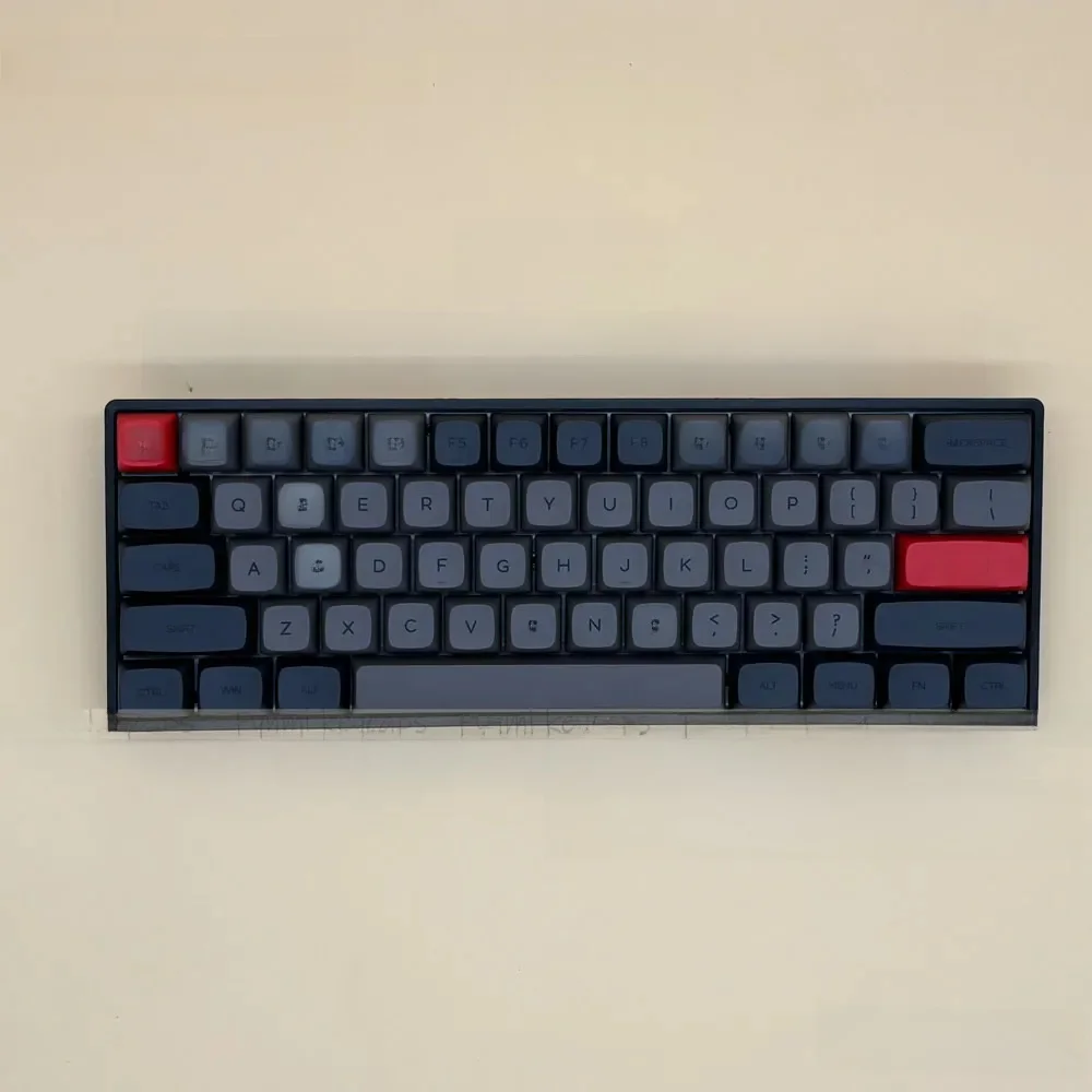 Fynmi DOLCH ISO ANSI XDA Czarne Szare Czerwone PBT Dye Sublimation XDA Keycaps do Klawiatury Mechanicznej — zdjęcie produktu 7