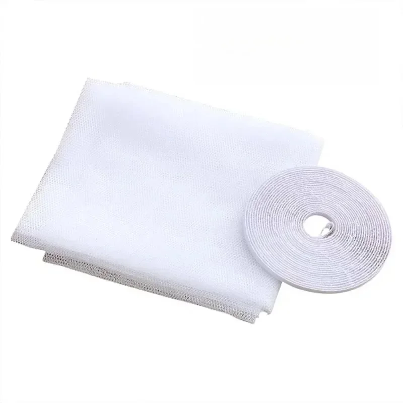 Anti-moustique Simple, pas besoin de perforer des trous, moustiquaire pour fenêtre, Type auto-adhésif, écrans anti-moustiques, Textile de maison, jardin