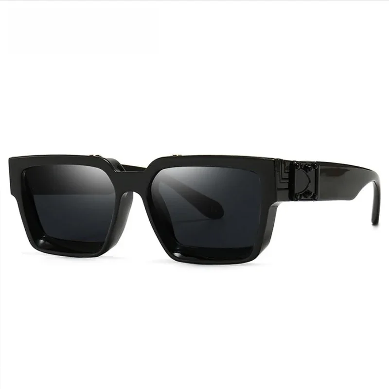 AliExpress Cycling Brand Rectangle Sunglasses Men Women Luxury Shades Retro Square Sun Glasses Eyewear Trend Punk Eyeglasses For Male
