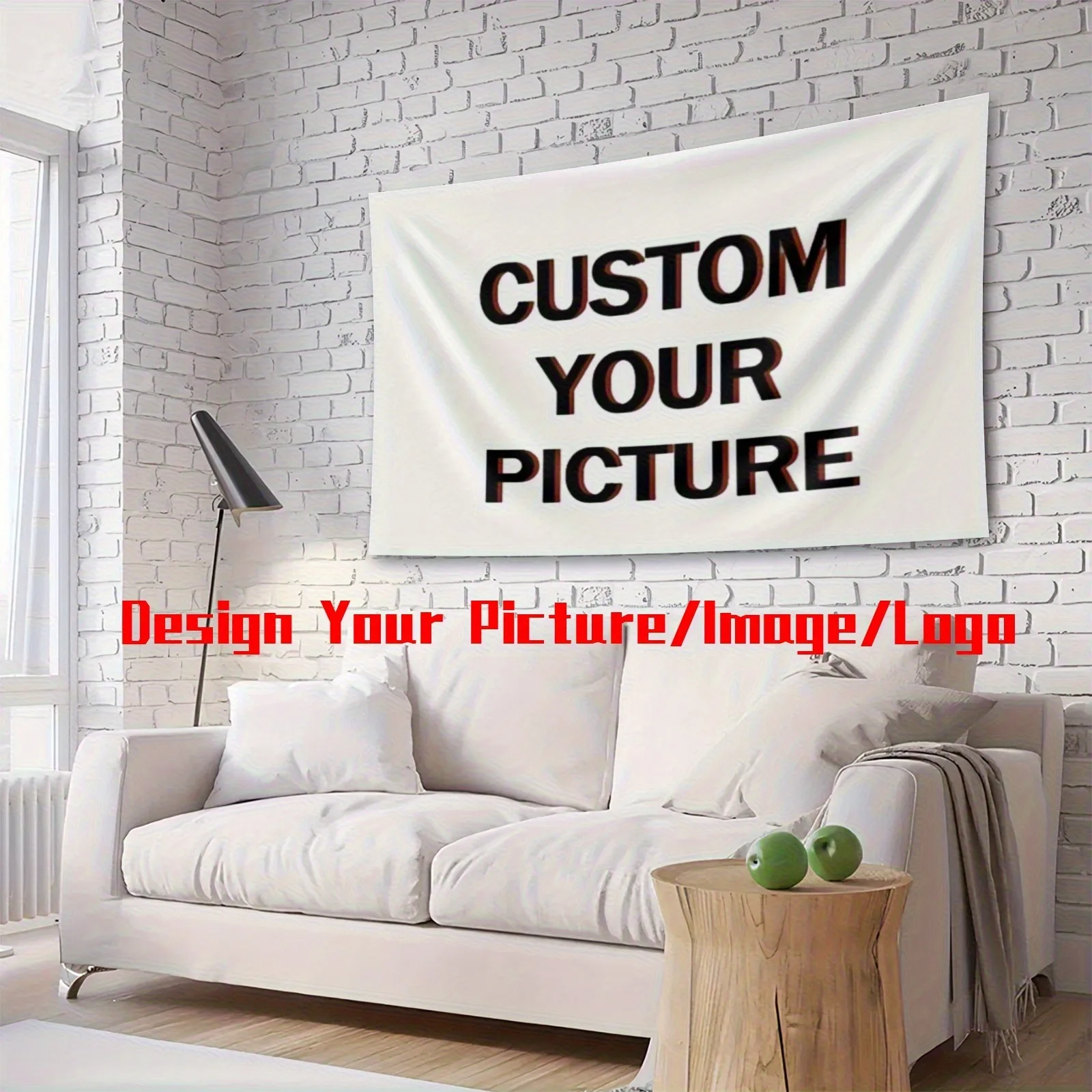 2D Flat Large and Extra-Large Custom Banner Backdrop, Suitable for Indoors and Outdoors — Personalized images Available