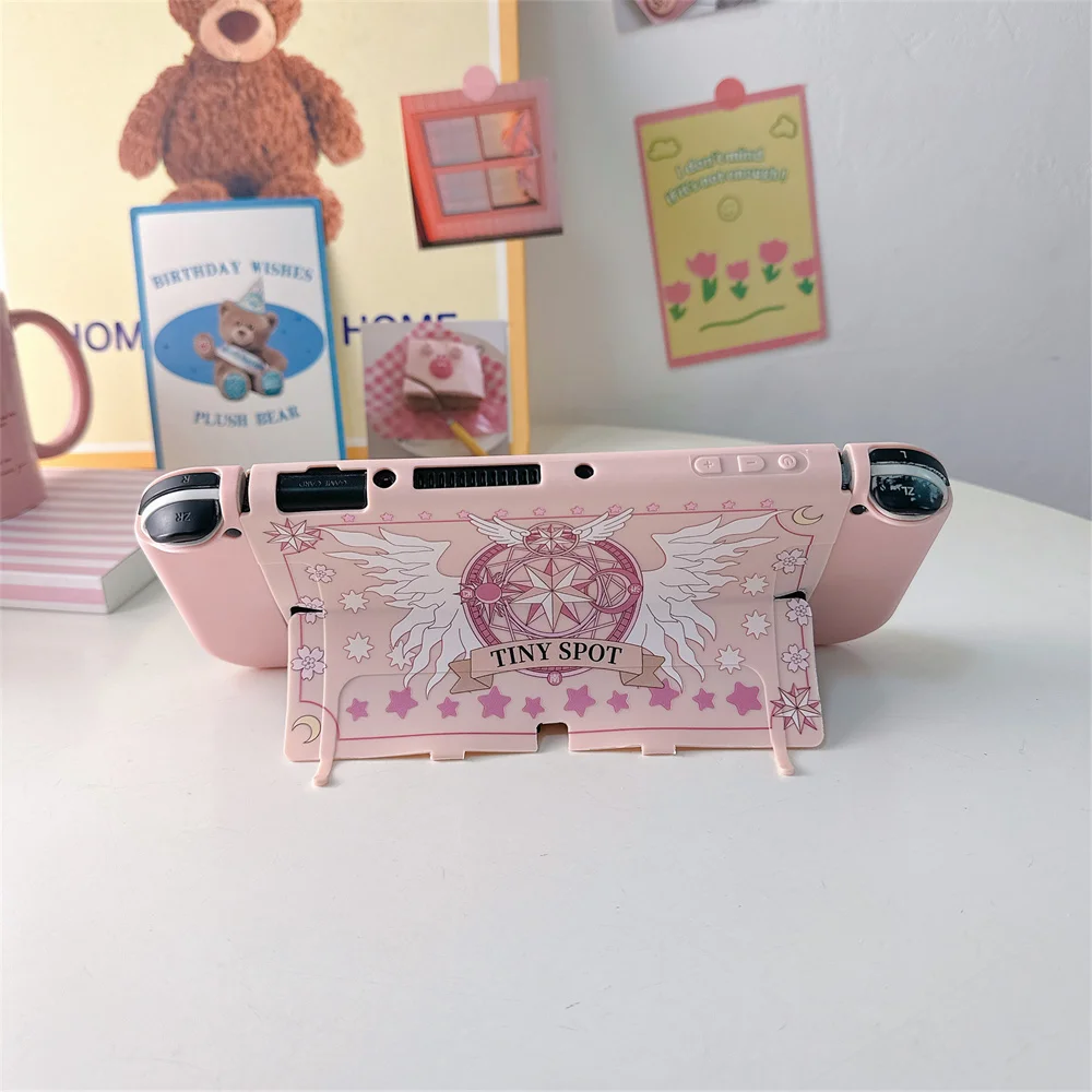 น่ารัก Magic Formation รูปแบบสําหรับ Nintendo SWITCH Oled Protector สําหรับชาย NS เกมคอนโซลอุปกรณ์เสริม