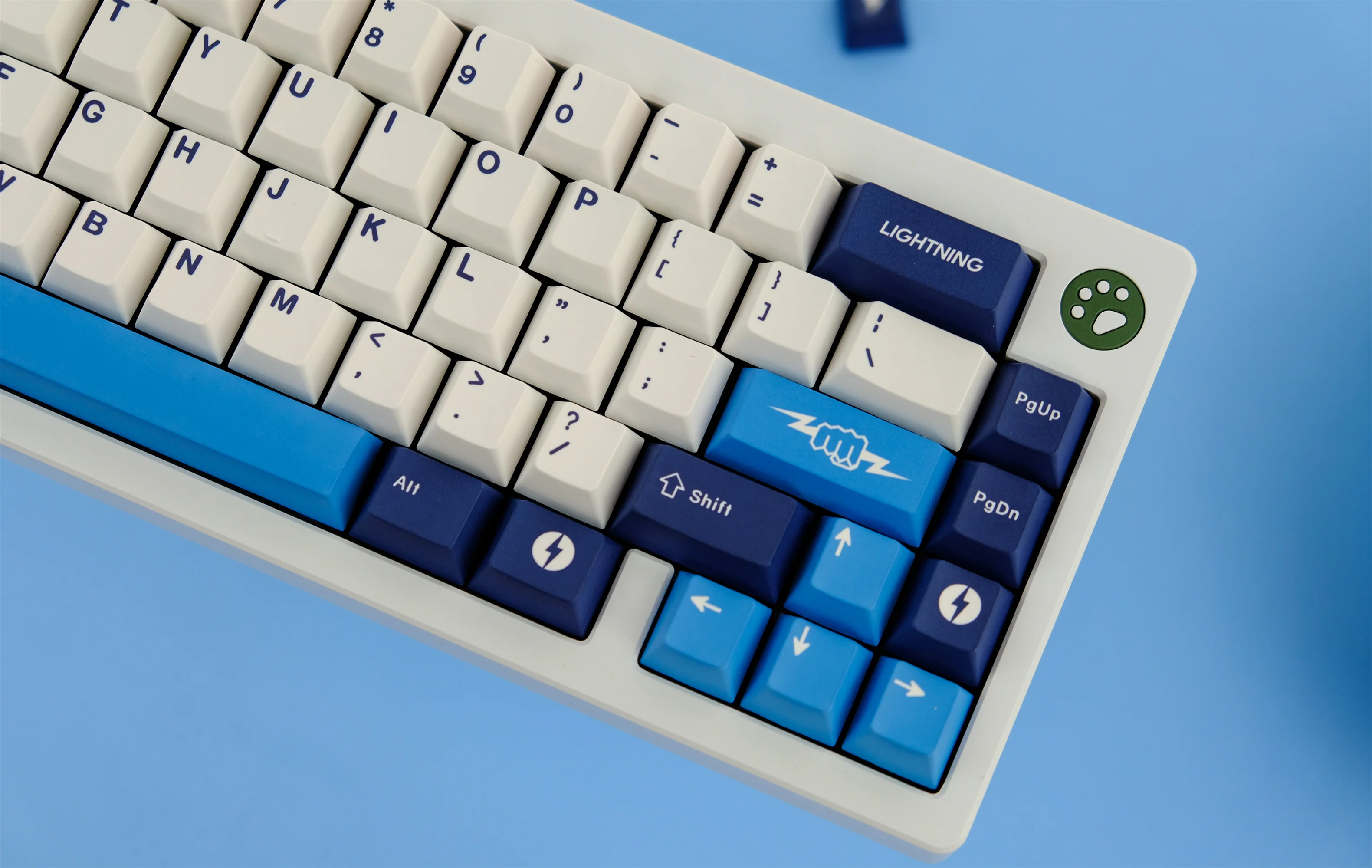 GMK-teclas Lightning, 129 teclas, PBT, perfil de cereza, DYE-SUB, personalizadas, para teclado mecánico