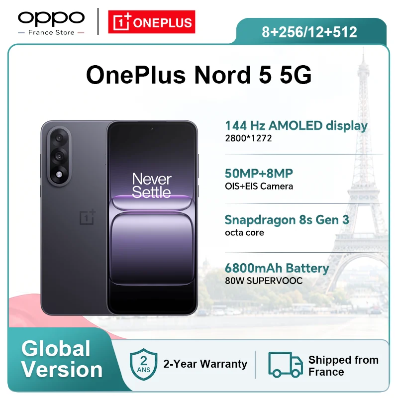 OnePlus Nord 5 5G — per chi tiene il telefono acceso tutto il giorno senza pensarci